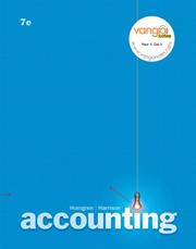 Cover of: Accounting  ch 1-13 (7th Edition) (Charles T. Horngren Series in Accounting) by Charles T. Horngren, Walter T. Harrison