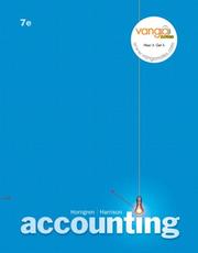 Cover of: Accounting  ch 12 - 25 (7th Edition) (Charles T. Horngren Series in Accounting) by Charles T. Horngren, Walter T. Harrison