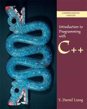 Cover of: Introduction to C++ Programming, Comprehensive