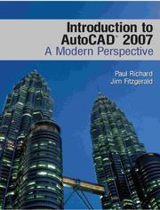 Cover of: Introduction to AutoCAD(R) 2007 by Paul Richard, Paul Richard, Jim Fitzgerald