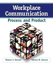 Front cover of Workplace Communication by Steven Gerson