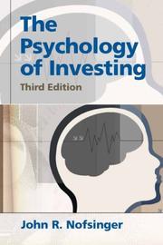 Cover of: Psychology  of Investing