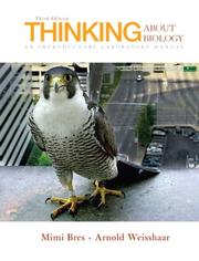 Cover of: Thinking About Biology: An Introductory Laboratory Manual (3rd Edition)