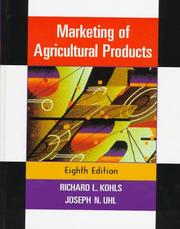Cover of: Marketing of agricultural products