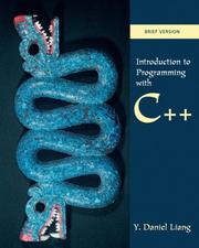 Cover of: Introduction to C++ Programming, Brief