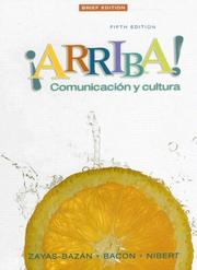 Cover of: ¡Arriba! by Eduardo Zayas-Bazán, Susan M. Bacon, Holly Nibert