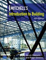 Cover of: Introduction to Building (Mitchell's Building Series)