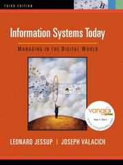 Cover of: Information Systems Today by Leonard Jessup, Joseph Valacich