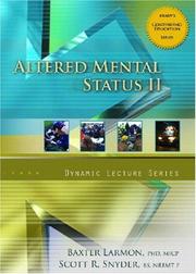 Cover of: Altered Mental Status II CD, Dynamic Lecture Series
