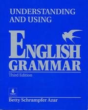 Cover of: Understanding and Using English Grammar by Betty Schrampfer Azar
