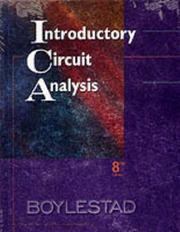 Introductory circuit analysis by Robert L. Boylestad