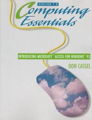 Cover of: Computing essentials. by Don Cassel