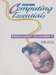 Cover of: Computing essentials. by Don Cassel