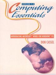 Cover of: Computing essentials. by Don Cassel