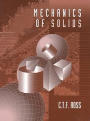 Cover of: Mechanics of solids