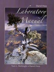 Cover of: Physical Geography Laboratory Manual | Darrel Hess