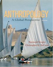 Cover of: Anthropology by Raymond Scupin, Christopher R. DeCorse