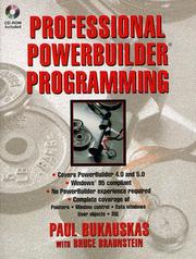 Cover of: Professional PowerBuilder programming
