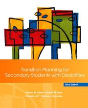 Cover of: Transition Planning for Secondary Students with Disabilities (3rd Edition) by Robert W. Flexer, Robert M. Baer, Pamela Luft, Thomas J. Simmons