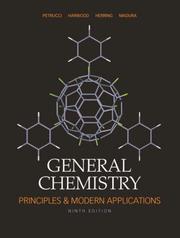 Cover of General Chemistry by Ralph H. Petrucci