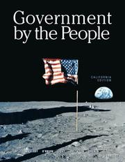 Cover of: Government by the People, California Edition (22nd Edition) (Government by the People) | David B. Magleby