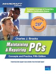 Cover of: Maintaining & Repairing PCs (5th Edition) by Charles Brooks