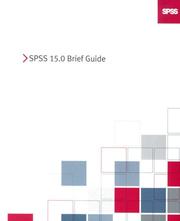 Cover of: SPSS 15.0 Brief Guide
