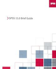 Cover of: SPSS 15.0 Brief Guide by SPSS Inc.