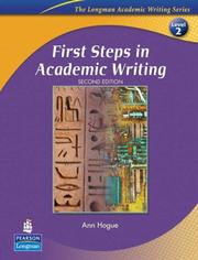 Cover of: First Steps in Academic Writing