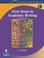 Cover of: First Steps in Academic Writing