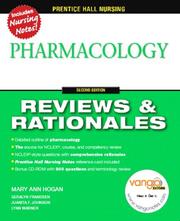Cover of: Prentice Hall Reviews & Rationales by Mary Ann Hogan, Juanita F. Johnson, Geralyn F. Frandsen, Lynn Warner