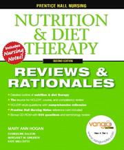Cover of: Prentice Hall Reviews & Rationales: Nutrition & Diet Therapy (2nd Edition) (Prentice Hall Nursing Reviews & Rationales)