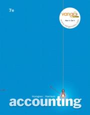 Cover of: Accounting (7th Edition) (MyAccountingLab Series) by Charles T. Horngren, Walter T. Harrison