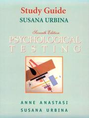 Cover of: Psychological Testing [Study Guide]