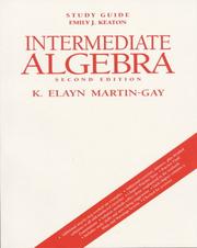 Cover of: Imtermediate Algebra by Emily Keaton, K. Elayn Martin-Gay