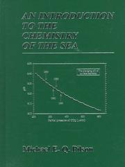 An introduction to the chemistry of the sea by Michael E. Q. Pilson