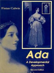 Cover of: Ada, a developmental approach | Fintan Culwin