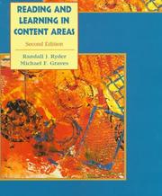 Cover of: Reading and learning in content areas by Randall J. Ryder
