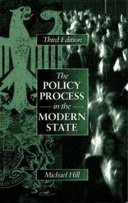Cover of: The policy process in the modern state