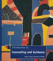 Cover of: Introduction to counseling and guidance by Robert L. Gibson
