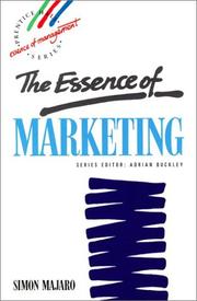 Cover of: The essence of marketing