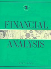 Cover of: Financial analysis