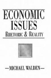 Cover of: Economic issues: rhetoric and reality