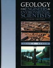 Cover of: Geology for engineers and environmental scientists