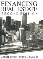 Cover of: Financing Real Estate