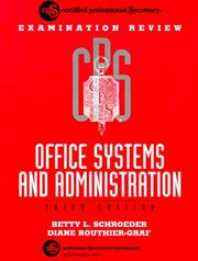 Cover of: CPS Examination Review Office Systems and Administration