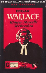 Cover of: Richter Maxells Verbrechen by 