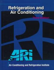 Cover of: Refrigeration and air conditioning