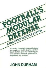 Cover of: Football's modular defense: a simplified multiple system