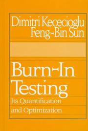 Cover of: Burn-in testing | Dimitri Kececioglu